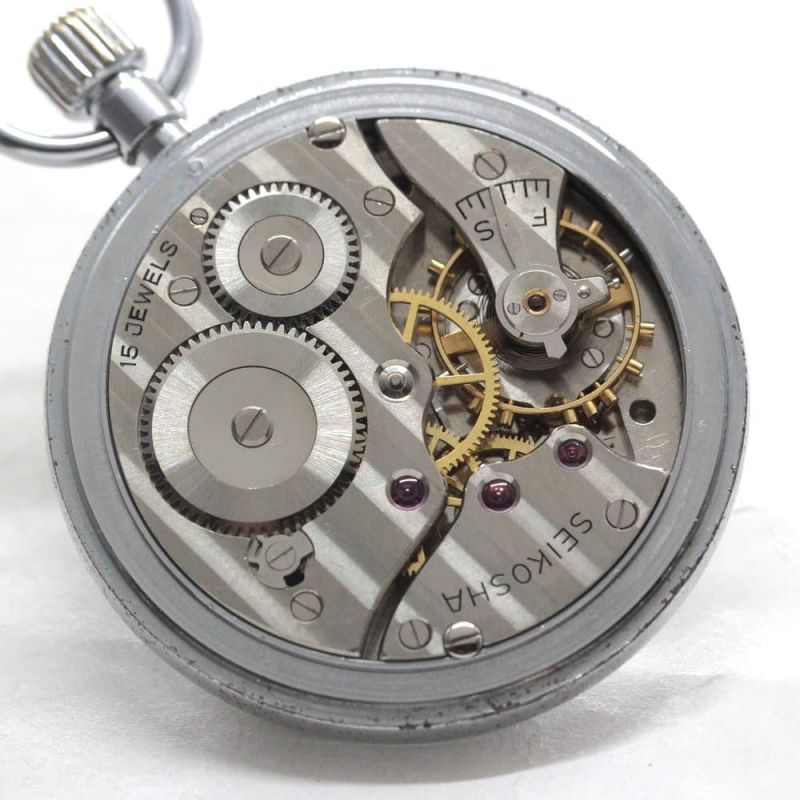 国鉄SEIKO 懐中時計 (国鉄表記あり) SEIKO セイコー 精工舎 国鉄 手巻き 機械式 - 懐中時計・アンティーク