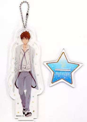 【中古】キーホルダー・マスコット(キャラクター) 桐島夏也 スタンドアクリルチャーム 「映画 ハイスピード!-Free! Starting Days-」 京アニショップ限定