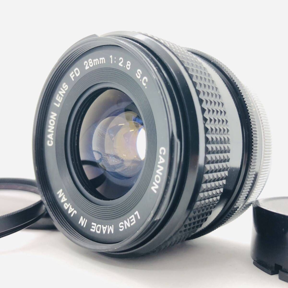 レンズ(単焦点) Canon FD s.c. 28mm f/2.8 CANON キヤノン FD 28mm F2.8 単焦点 広角レンズ #854 FD28mm F2.8