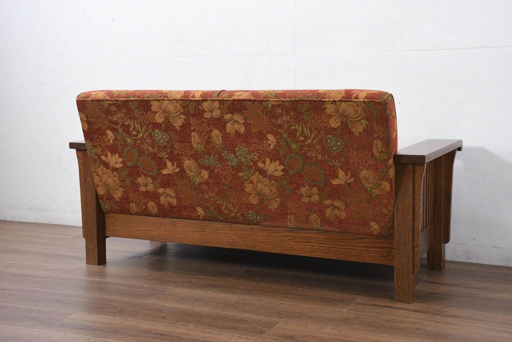 三越家具 Brugge ブルージュ 2人掛けソファーと1人掛けソファ 藤張り MITSUKOSHI(三越家具)の高級家具、Brugge（三越ブルージュ）の2P
