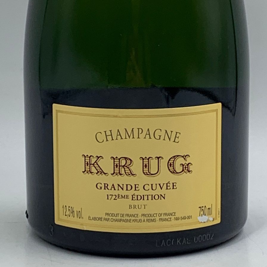 Krug - クリュッグ ブリュット 白 750ml 12.5% 【V1】 クリュッグ ブリュット 白 750ml 12.5% KRUG BRUT【F2】 - メルカリ