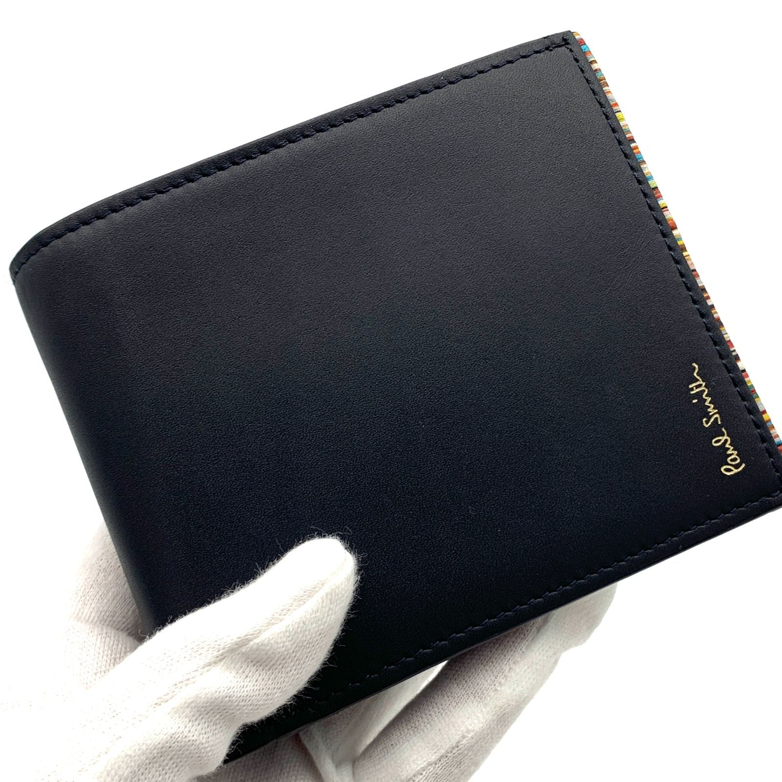 ▽【未使用品】Paul Smith/ポールスミス レザー 二つ折り財布