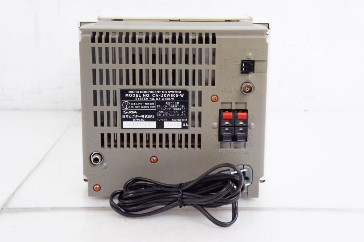 中古】JVC Victorビクター マイクロコンポーネントMDシステム CD