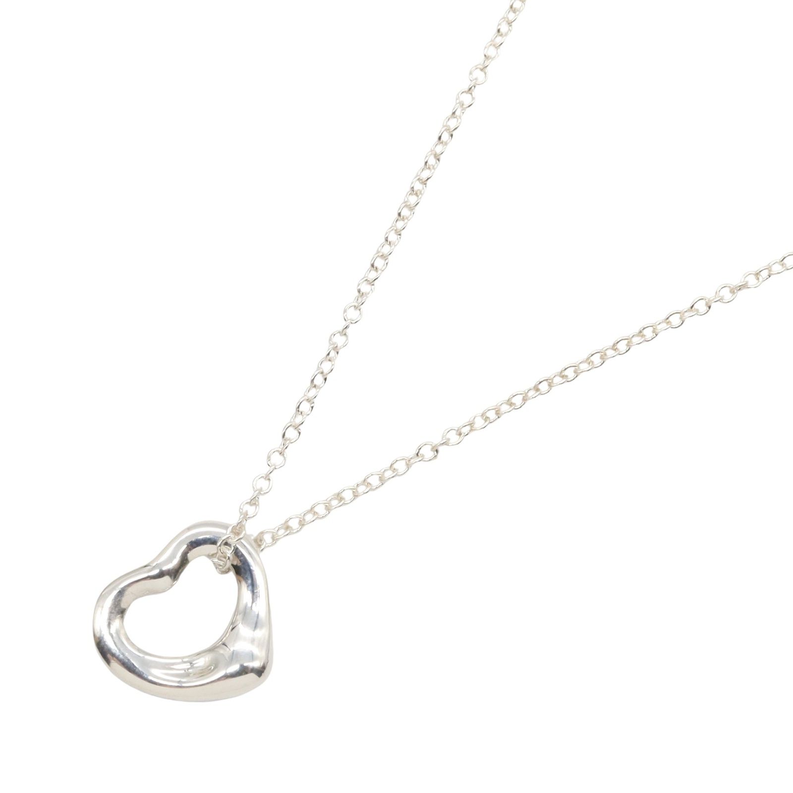 【美品】ティファニー オープンハート ネックレス Tiffany & Co. - ティファニー オープンハート ネックレス 925の
