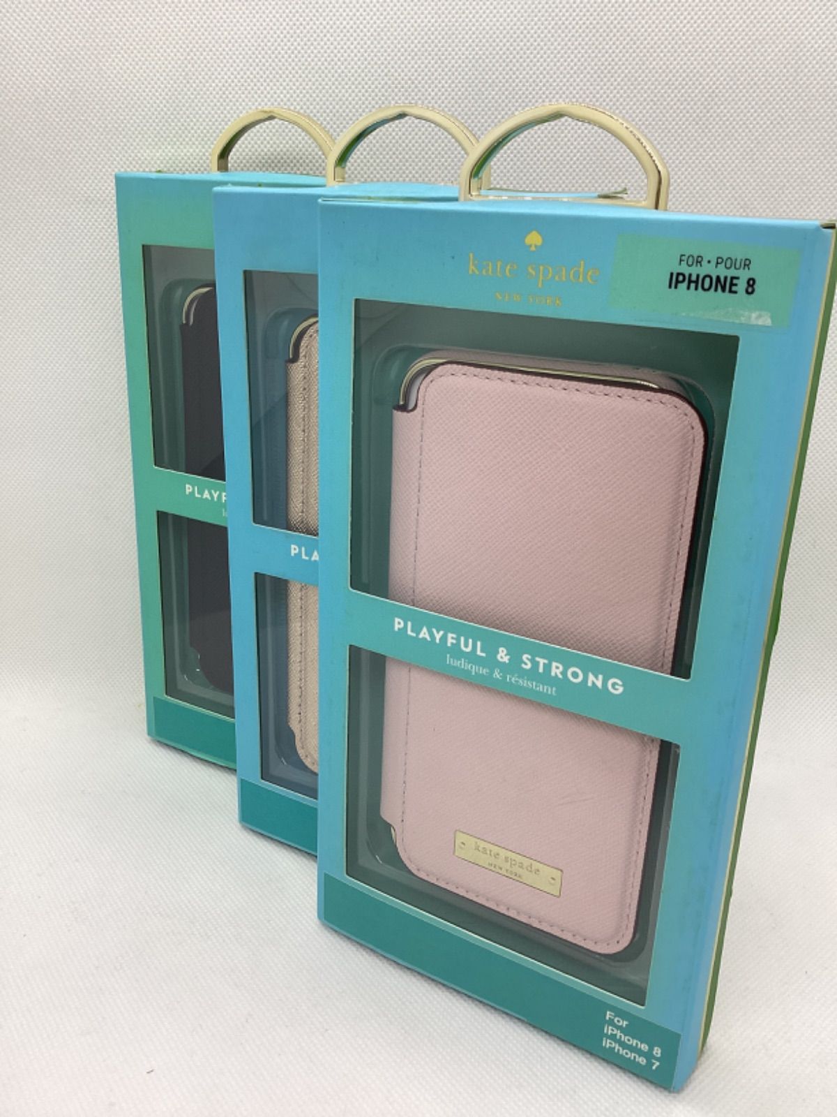 iPhone8　kate spade　ブックタイプケース　ピンク　未使用 kate spade® iphone7/8/se2/se3 ブックタイプケース - メルカリ