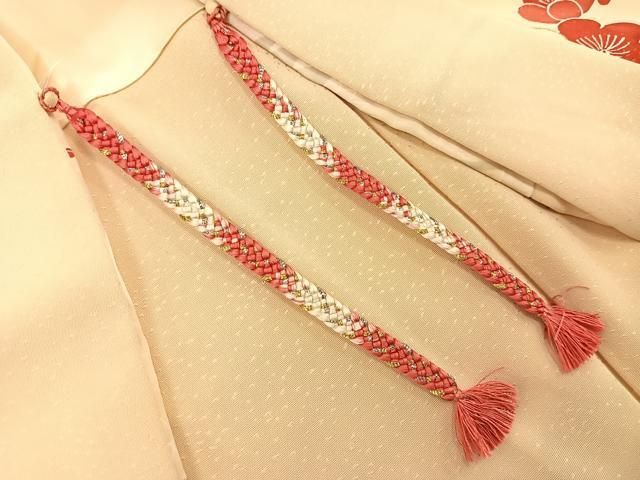 平和屋着物＃羽織 刺繍 枝梅 金彩 正絹 逸品 BAAT8963gt