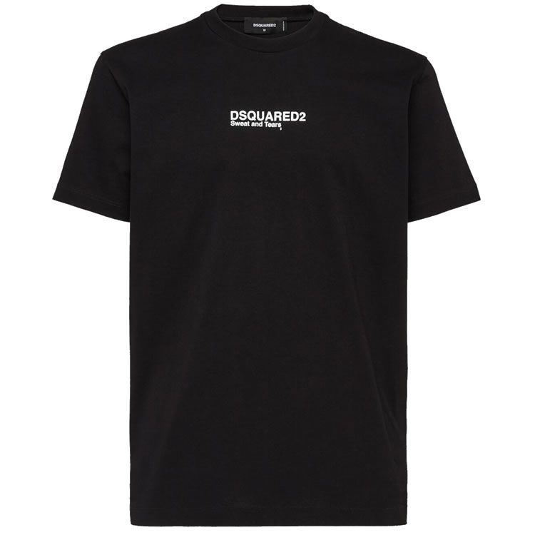 DSQUARED2 ブラック ロンt XXL DSQUARED2：ICON シャツ(XL)稀少カラー