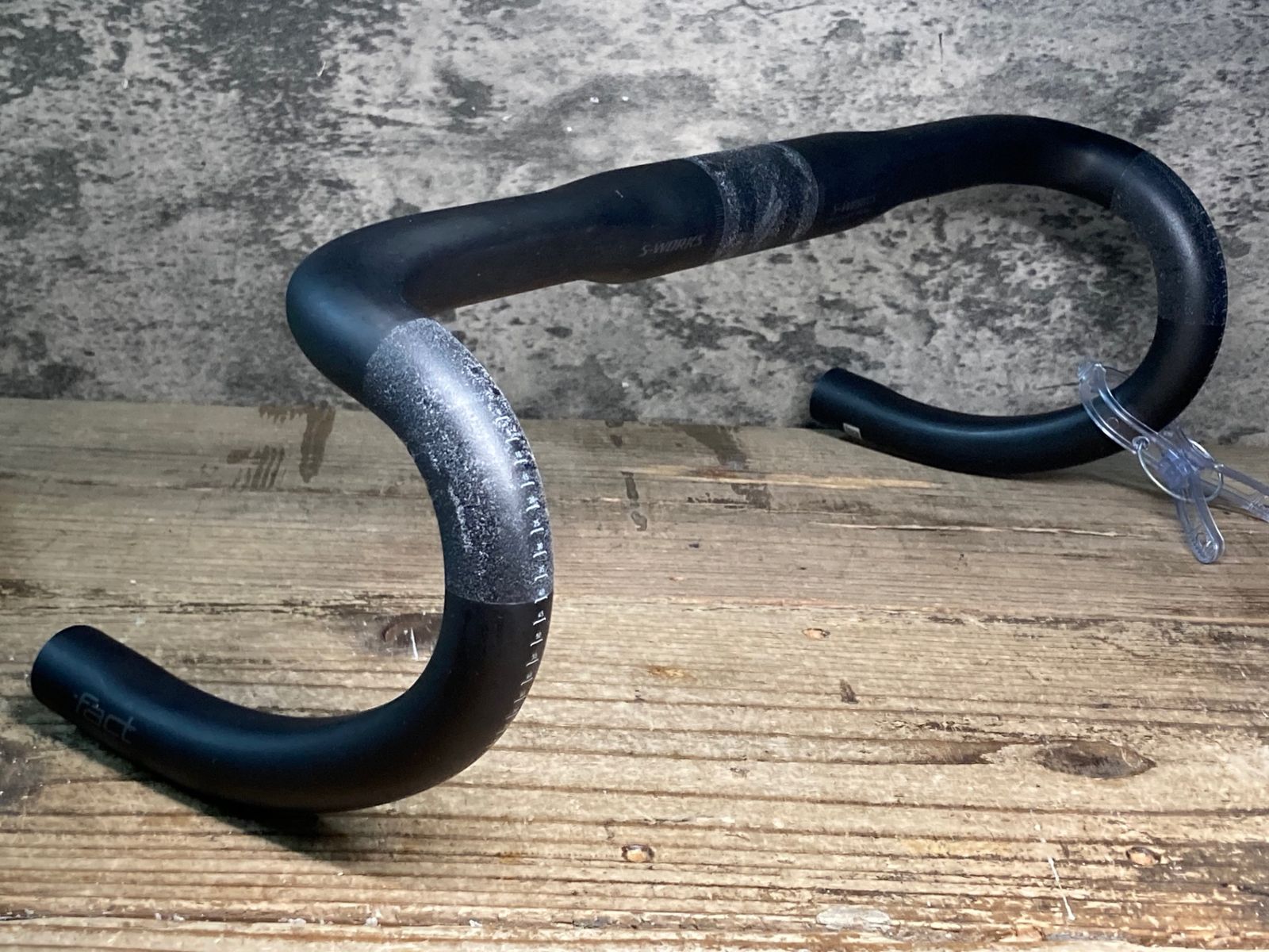 JM368 スペシャライズド SPECIALIZED S-WORKS SHALLOW BEND カーボン ドロップハンドル 380mm Φ31.8 ハンドルクランプ部凹みのためジャンク