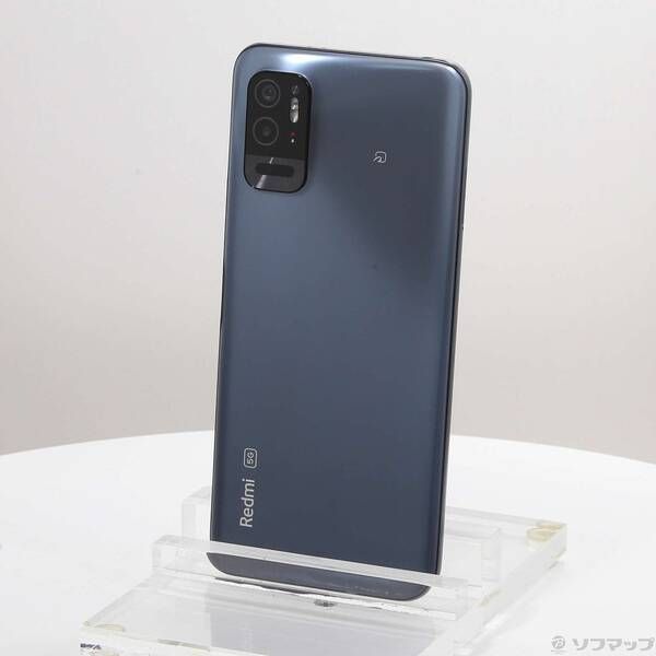 中古品〕 Redmi Note 10T 64GB アジュールブラック A101XM