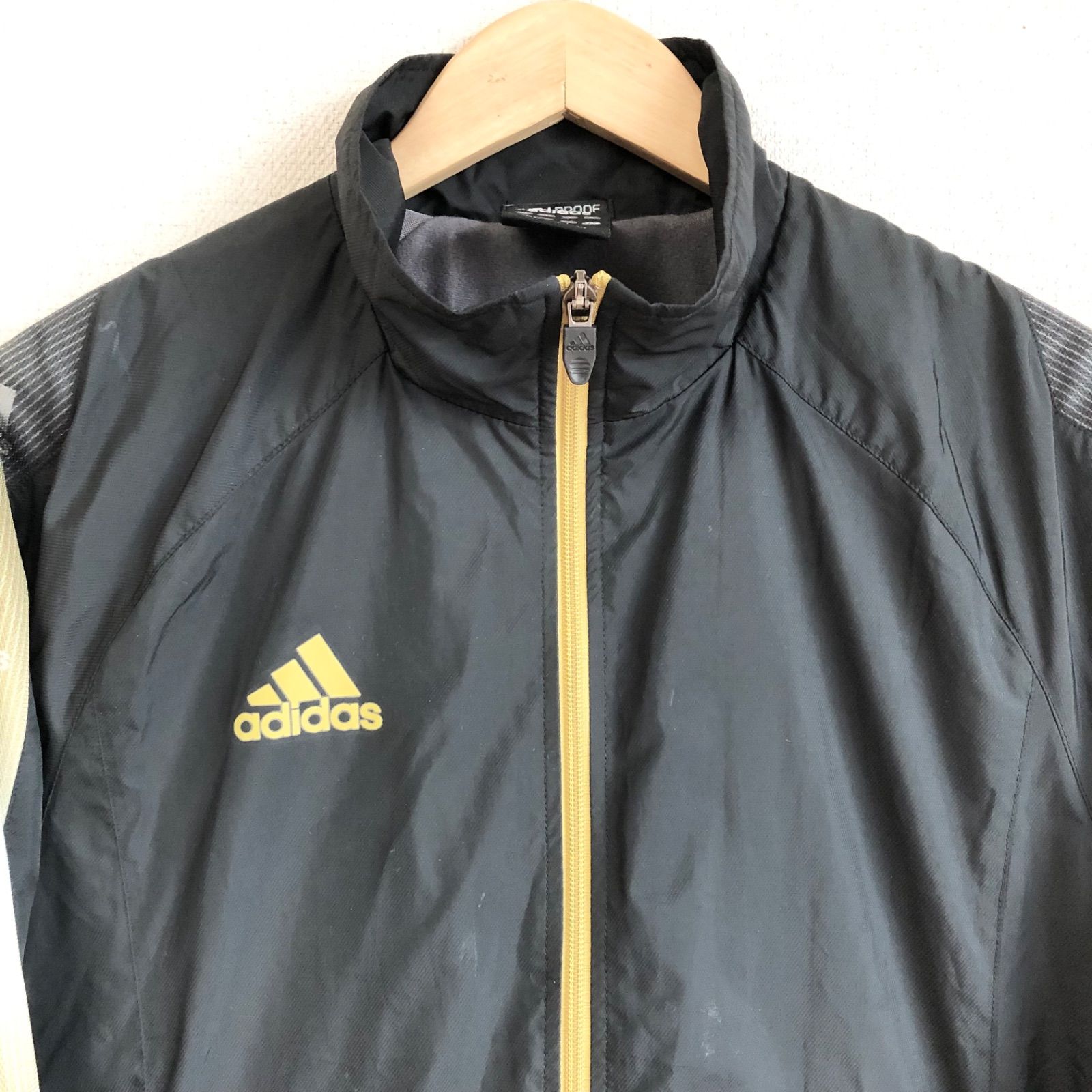 アディダス メンズ ウィンドブレーカー ジップアップ 2XL ジーンズ 