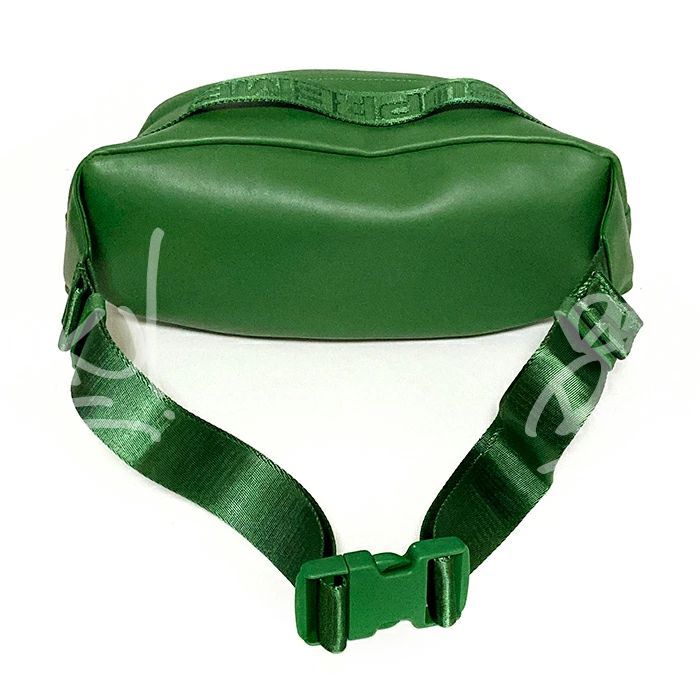 Supreme Leather Waist Bag Green