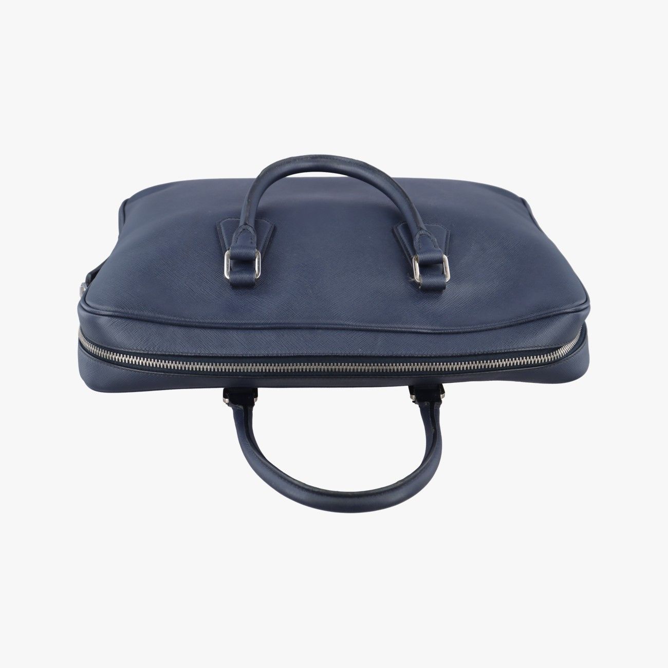 美品　PRADA 付属品付き　ビジネスバッグ 2VE011 サフィアーノ　紺 美品 PRADA 付属品付き ビジネスバッグ 2VE011 サフィアーノ 紺