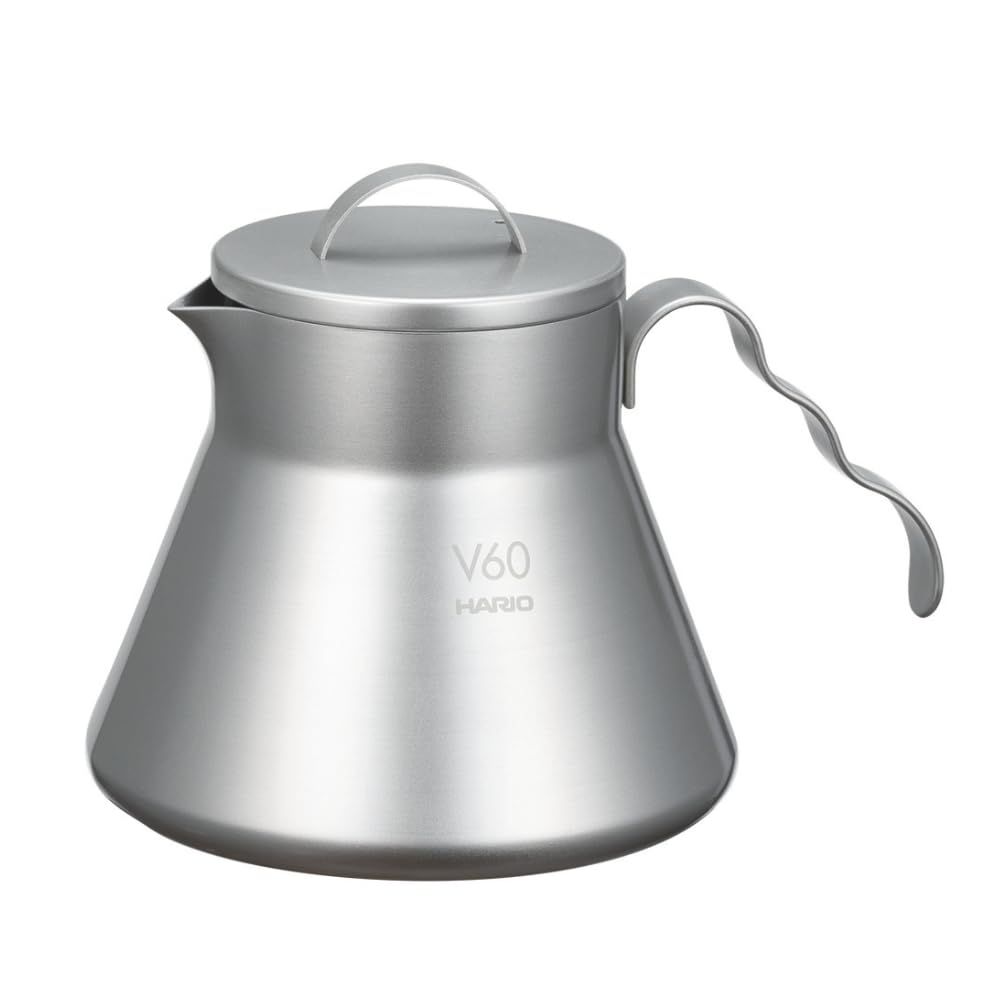 HARIO (ハリオ) V60メタルコーヒーサーバー 500ml シルバー O-VCSM-50-HSV