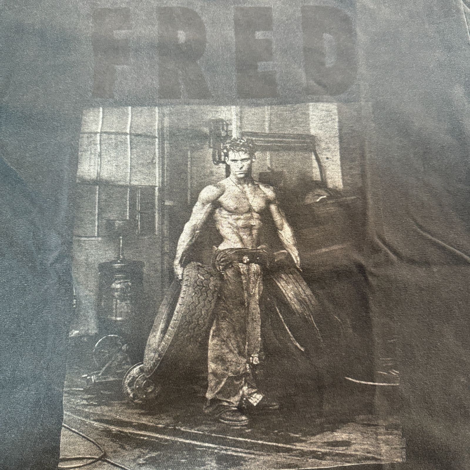 90s Herb Ritts Photo T-Shirt Fred With Tires Hollywood Lサイズ