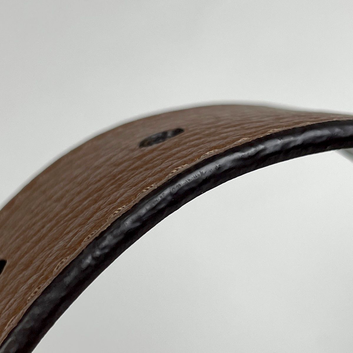  ルイ ヴィトン Louis Vuitton サンチュール ポンヌフ ロゴ ベルト トリヨン ブラウン メンズ ベルト 小物