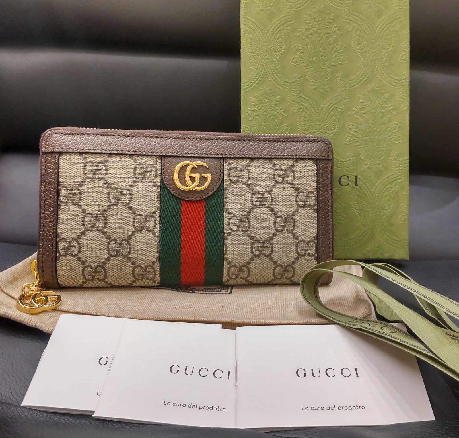 未使用！ GUCCI グッチ GG ジップアラウンドウォレット 長財布