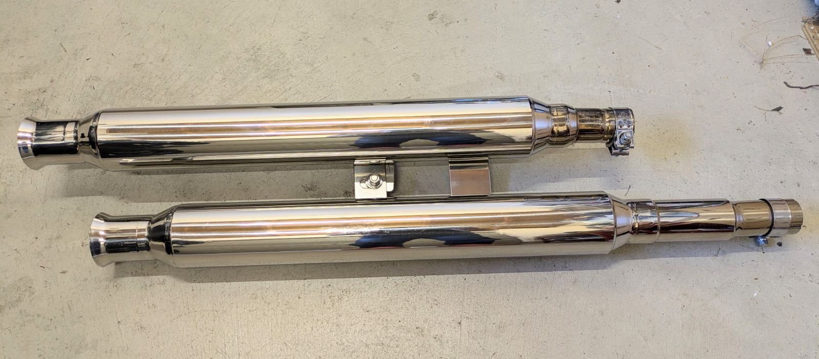 ヤマハ ドラッグスター1100用 スリップオンマフラー(オーバー