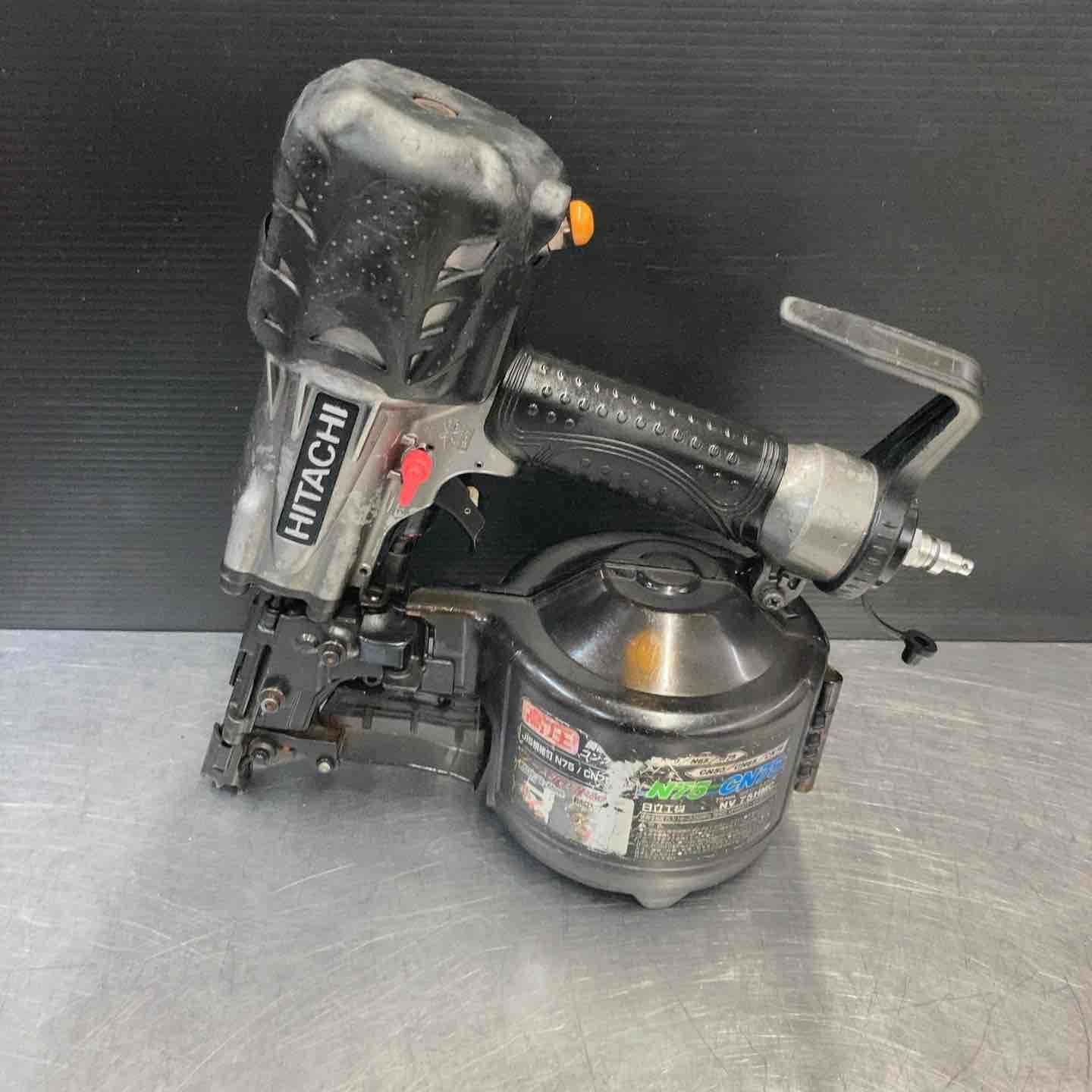品】 ハイコーキ(HIKOKI ※旧:日立工機) 高圧エア釘打ち機 NV75HMC(G 