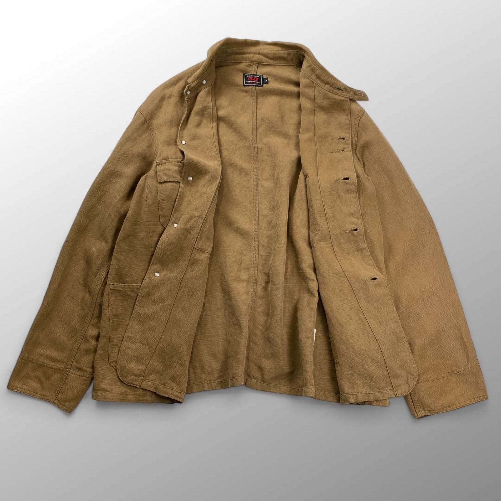 Adolphe Lafont ブラウン カバーオール 60s DEADSTOCK FRENCH WORK COTTON TWILL JACKET（フレンチ