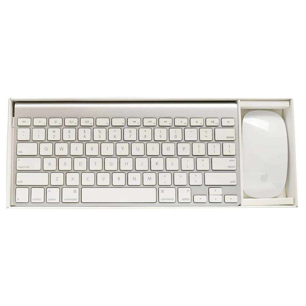 Apple Wireless Keyboard US キーボード A1314 マウス A1296 中古品 3-0422-1 電池 箱 mouse  ワイヤレス　Bluetooth