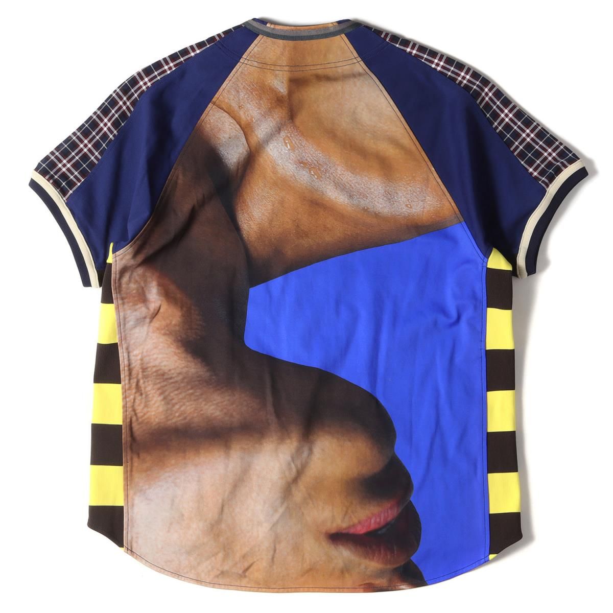 MARNI マルニ シャツ Betsy Podlach パッチワーク ベースボールシャツ  