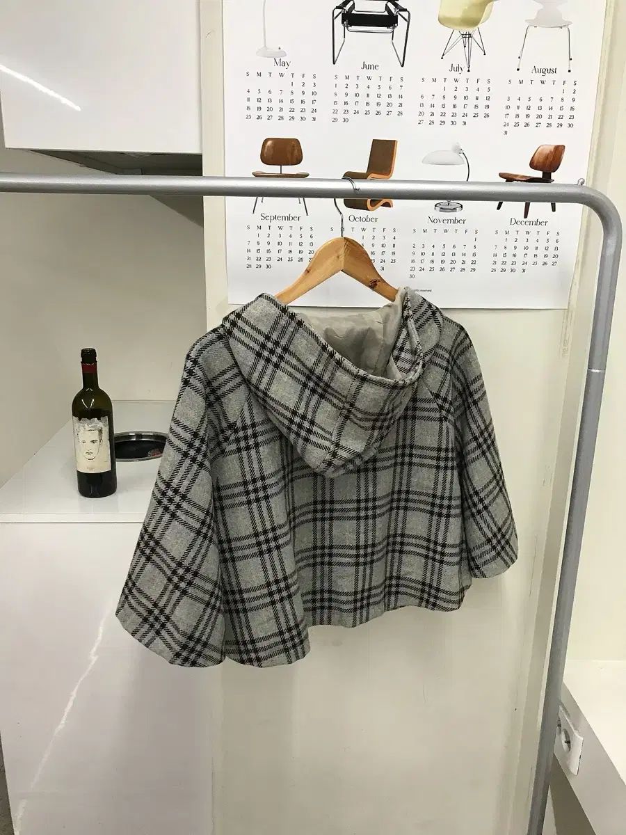 オリーブの日 オリーブ チェック フード ケープ ジャケット HAPPYPLANETSERVICEAPARTMENTS_COM