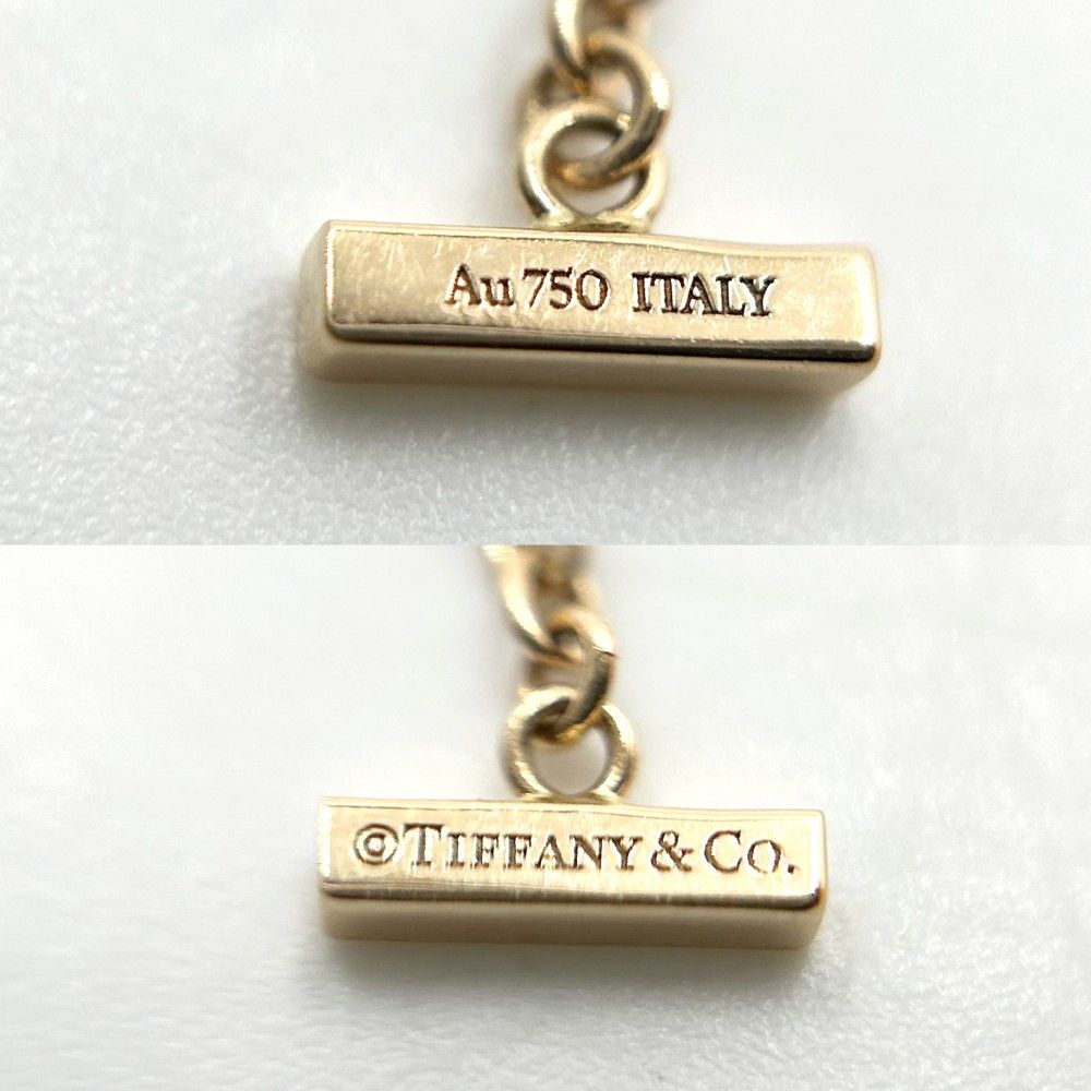 Tiffany & Co. スマイルTブレスレットダイヤ付きイエローゴールド