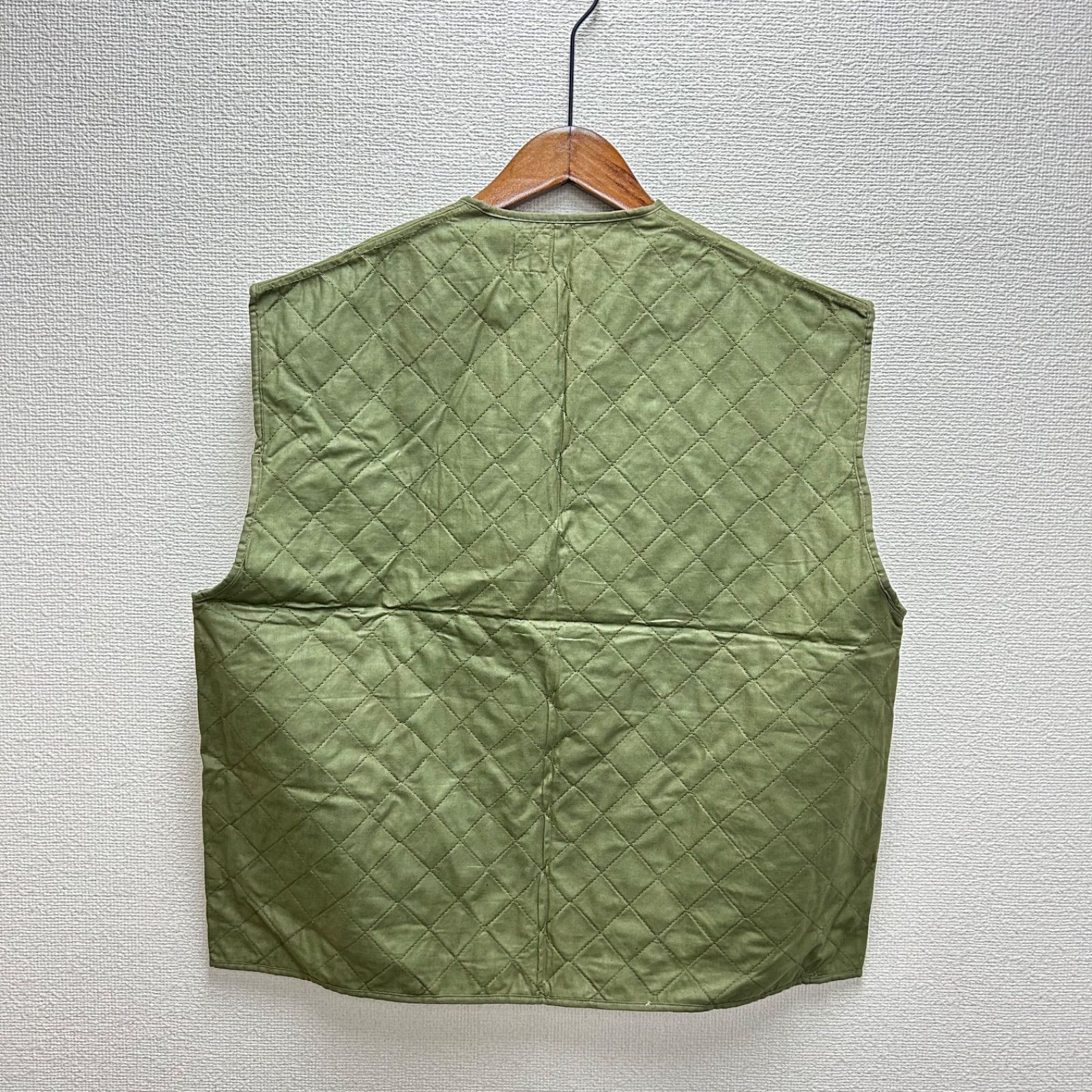 1950s vintage ベルギー軍 キルティング ベスト ブラック 50s Belgian Army ベルギー軍 実物 キルティング コットン