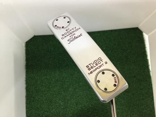 タイトリスト SCOTTY CAMERON STUDIO SELECT NEWPORT 2 33インチ 20g パター PT スチール フレックスその他 メンズ 男性用 右利き 右用 Cランク ゴルフクラブ