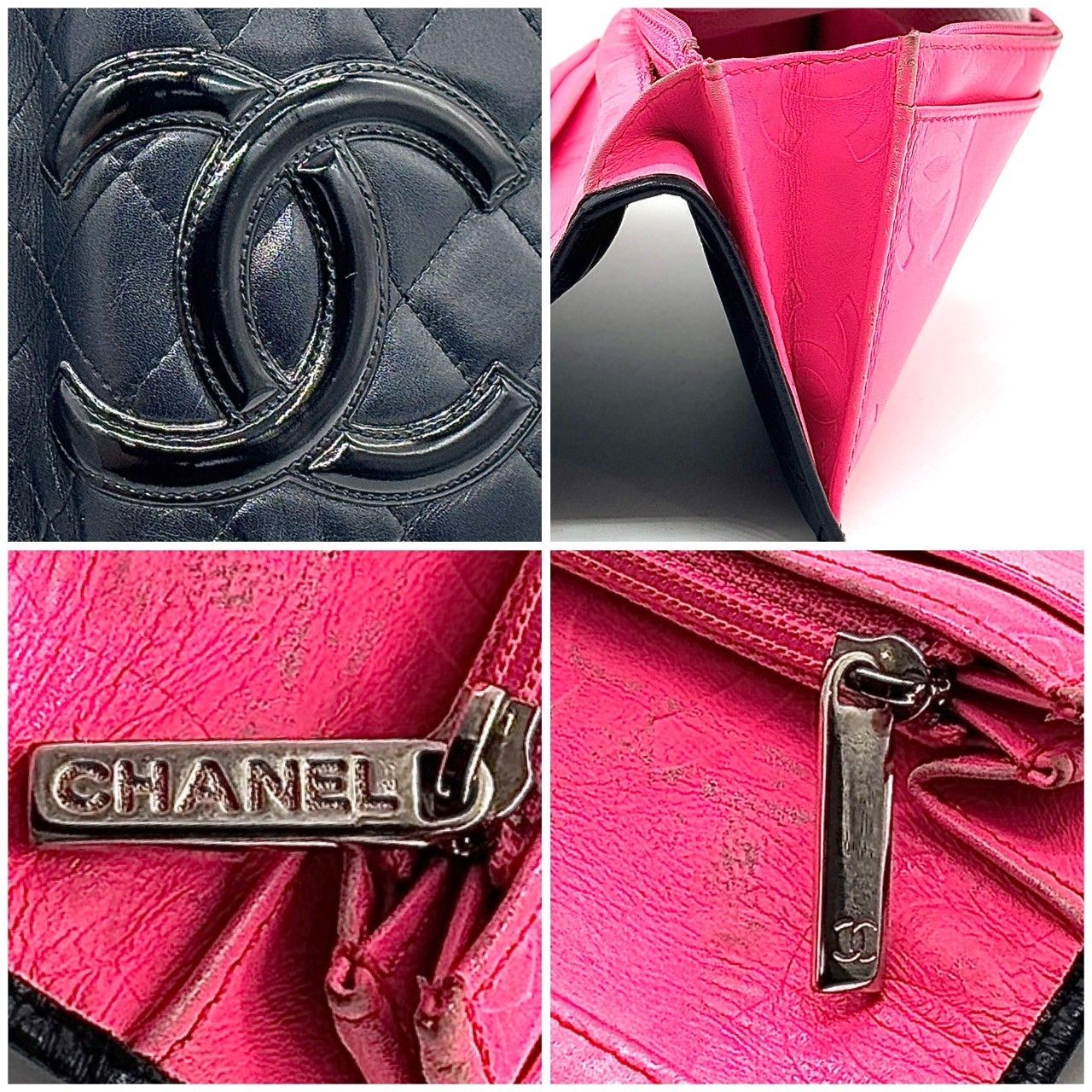 カンボンラインが艶めく名作✨】 CHANEL シャネル 長財布 二つ折り