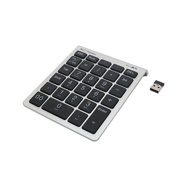 まとめ ナカバヤシ ミヨシ2.4GHzワイヤレステンキー シルバー TEN24G03 SL 1個