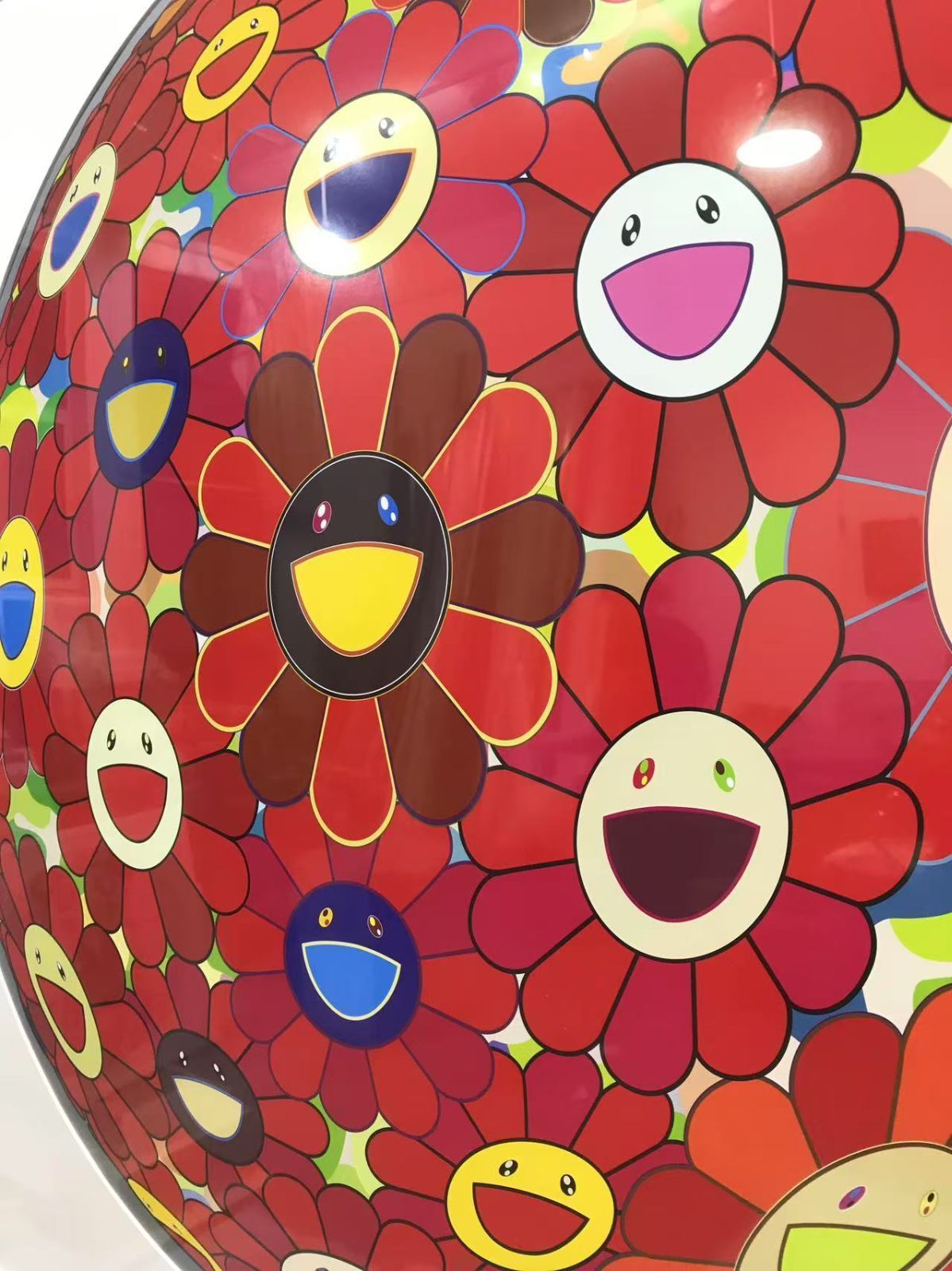 美品 レア Takashi Murakami 村上隆 レア Flowerball (3D) - Red