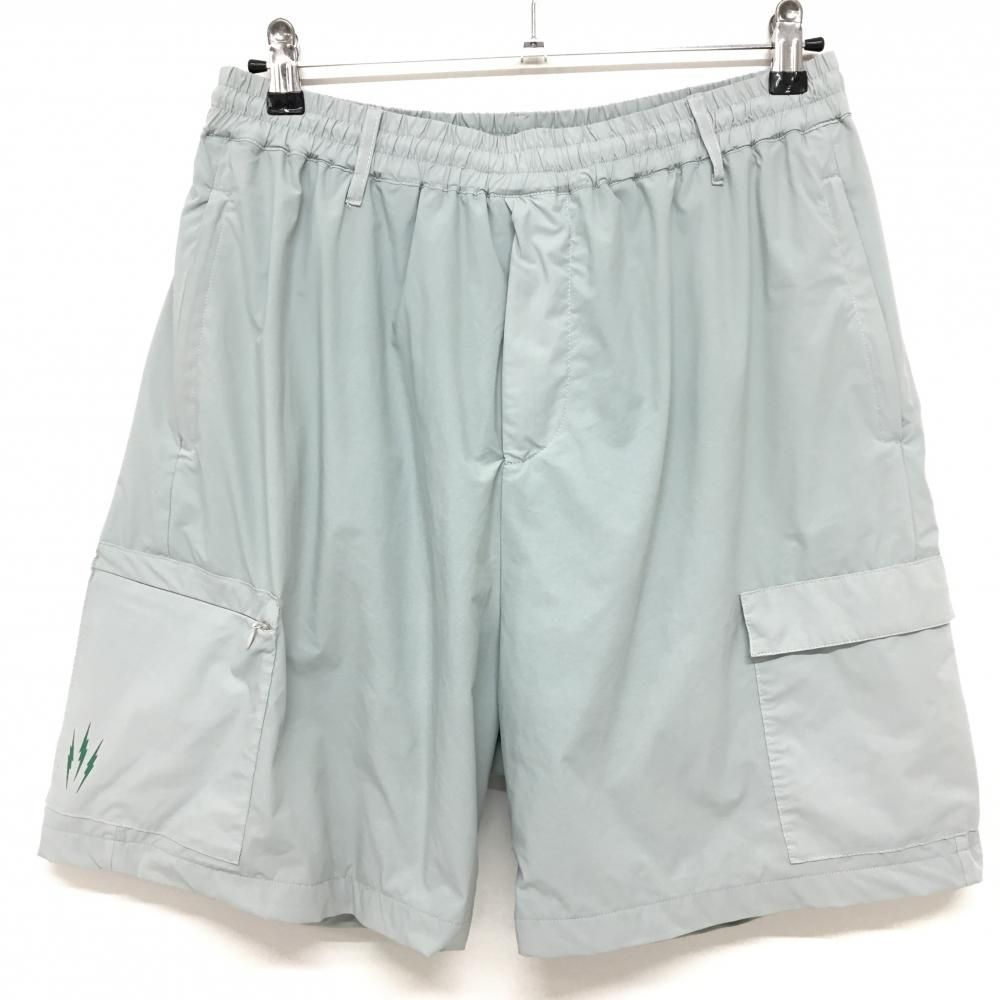 超美品】タインダブルプッシュ×ラフロッグ ハーフパンツ ブルーグレー