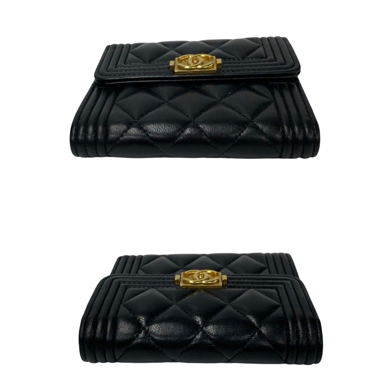 ほぼ未使用 カード シール有 箱 袋付 29番台 CHANEL シャネル ボーイ  