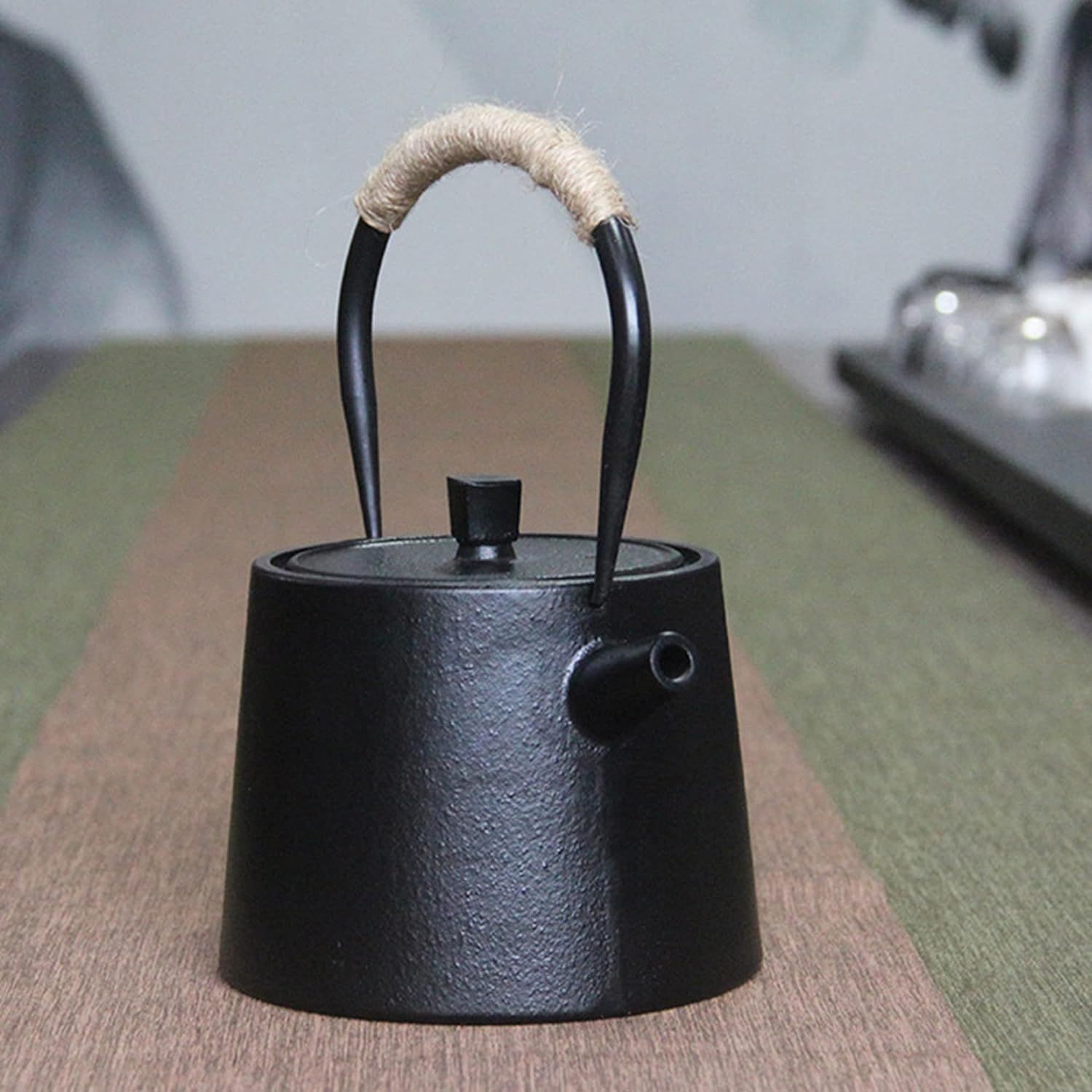1100ML 鉄瓶 老鉄瓶 鉄びん 手作り ティーポット お茶の道具