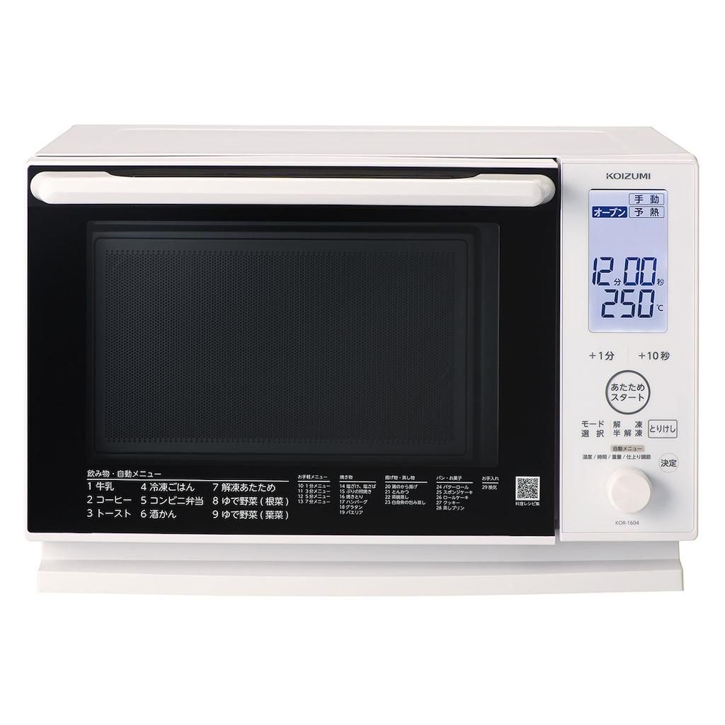 4営業日で発送 コイズミ KOIZUMI KOR1604W オーブンレンジ コイズミ ホワイト KOR1604W 16L