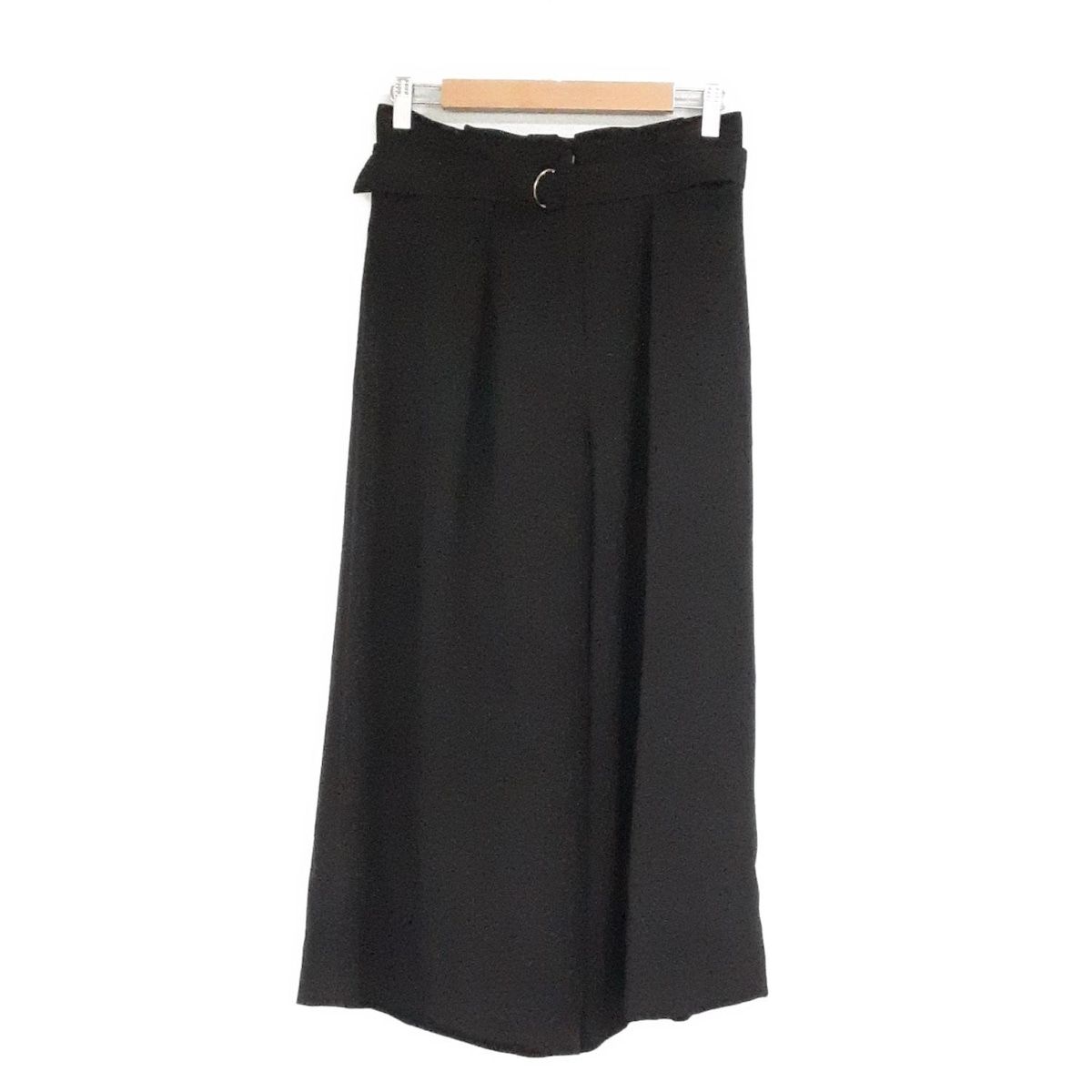 M’S GRACY 【新品未使用】ブラック ガウチョパンツ 40 M'S GRACY(エムズグレイシー) パンツ サイズ40 M レディース