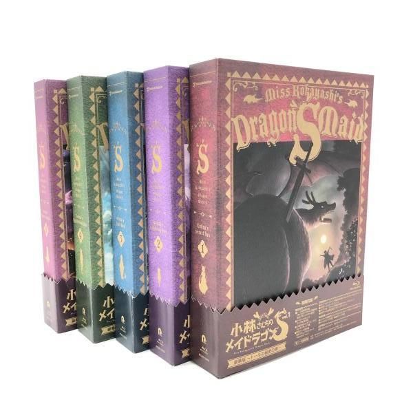 ご商談品　小林さんちのメイドラゴン　特典ペーパー36枚×5セット 中古】 開封） 小林さんちのメイドラゴンS 豪華版 全5巻セット