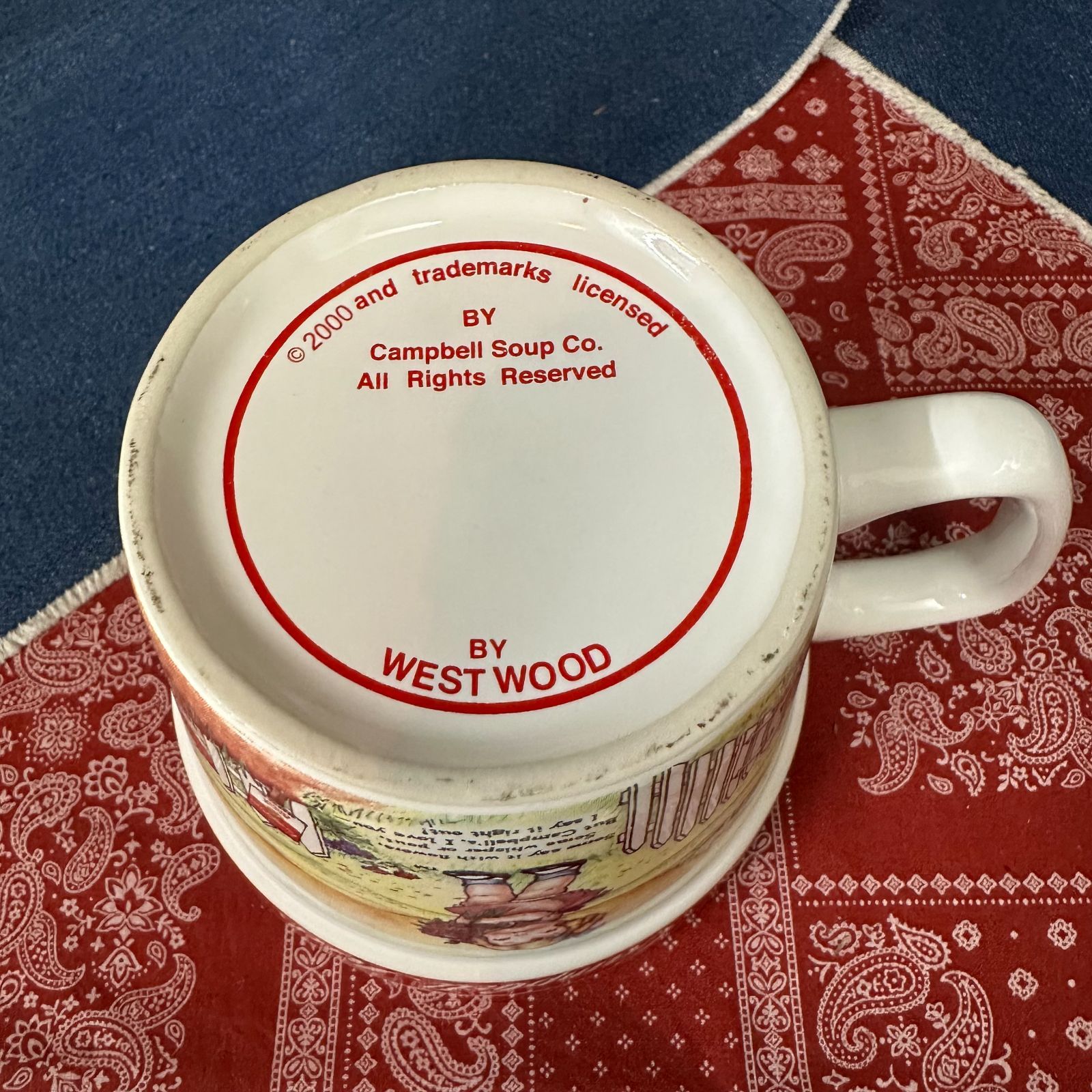 Campbell's Soup(キャンベルスープ)マグカップ2000年製 WEST WOOD製