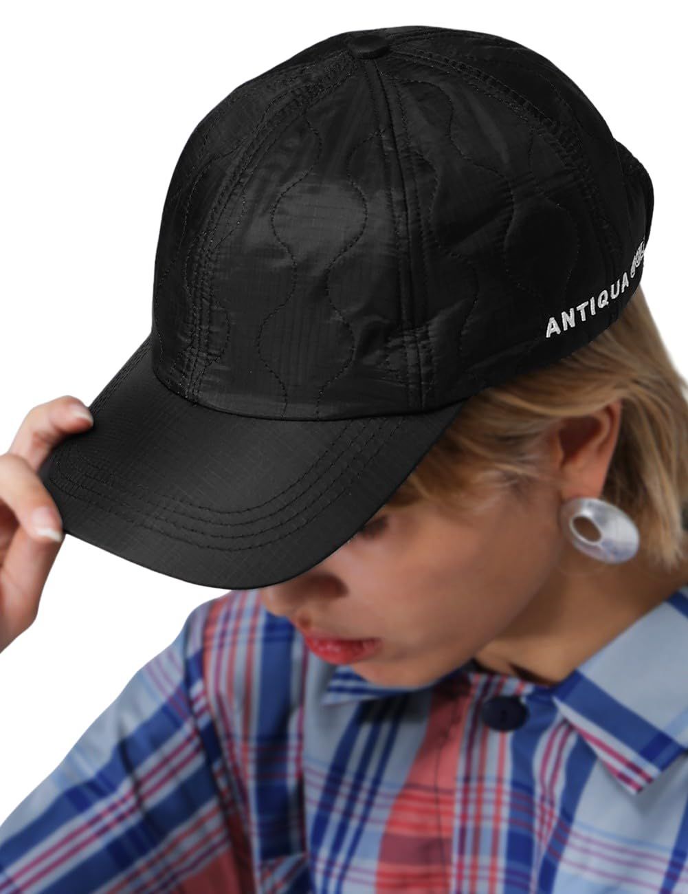Size Free Size_Color 05 ブラック antiqua アンティカ GOLF キャップ 帽子 レディース ZGL-00006 Free Size 05 ブラック