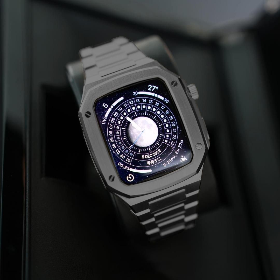 Applewatch Case - Classic - JetBlack 時計 Applewatch Case - Classic - Black 時計 Applewatch Case - Classic