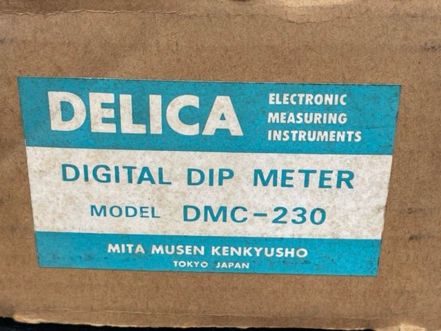 三田無線 デリカ デジタル ディップメーター DMC-230 通電確認済 デジタルディップメーター 【中古】DELICA DMC-230 通電OK 三田