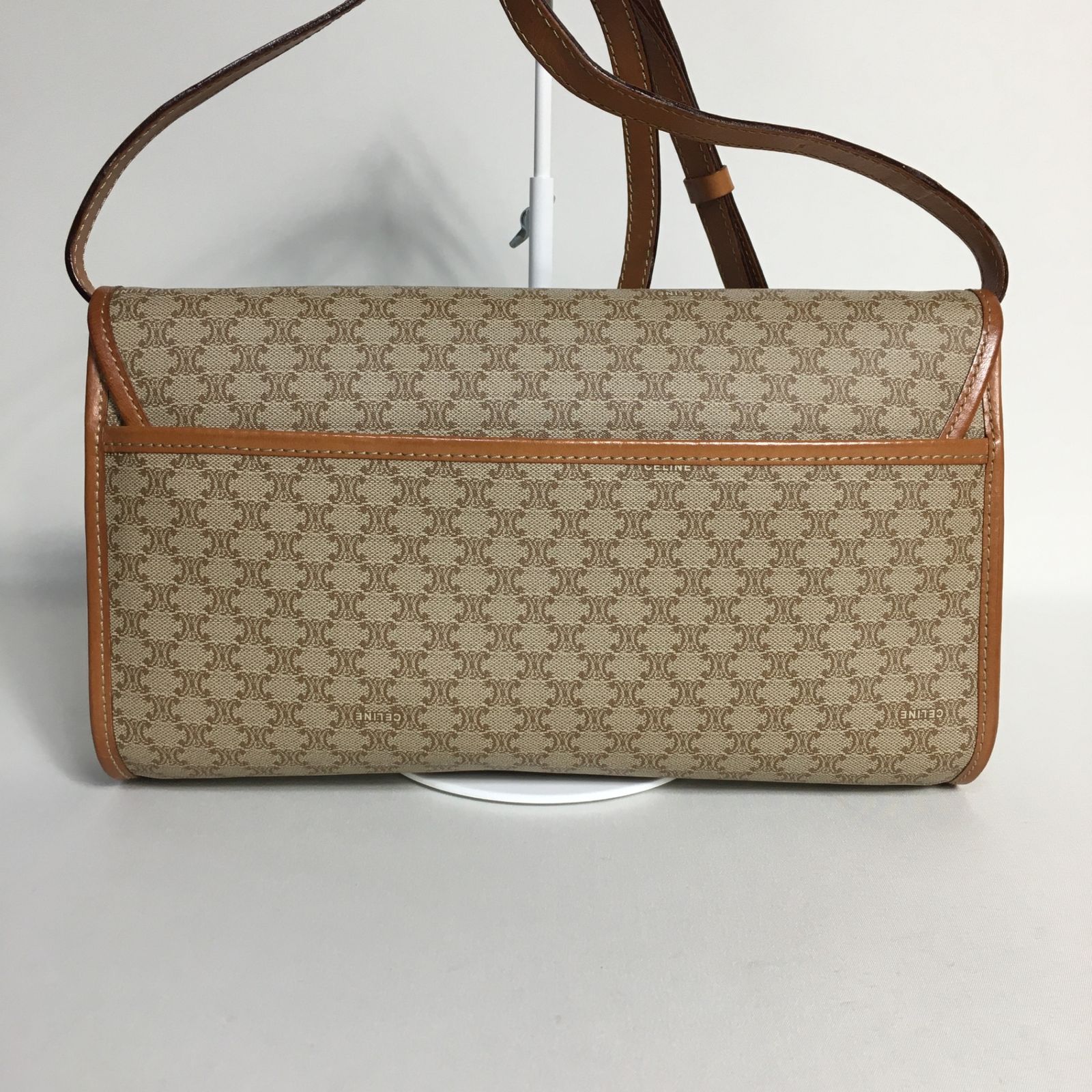 2503-193｜美品｜セリーヌ ショルダーバッグ ブラウン マカダム柄 2503-193｜美品｜セリーヌ ショルダーバッグ ブラウン マカダム