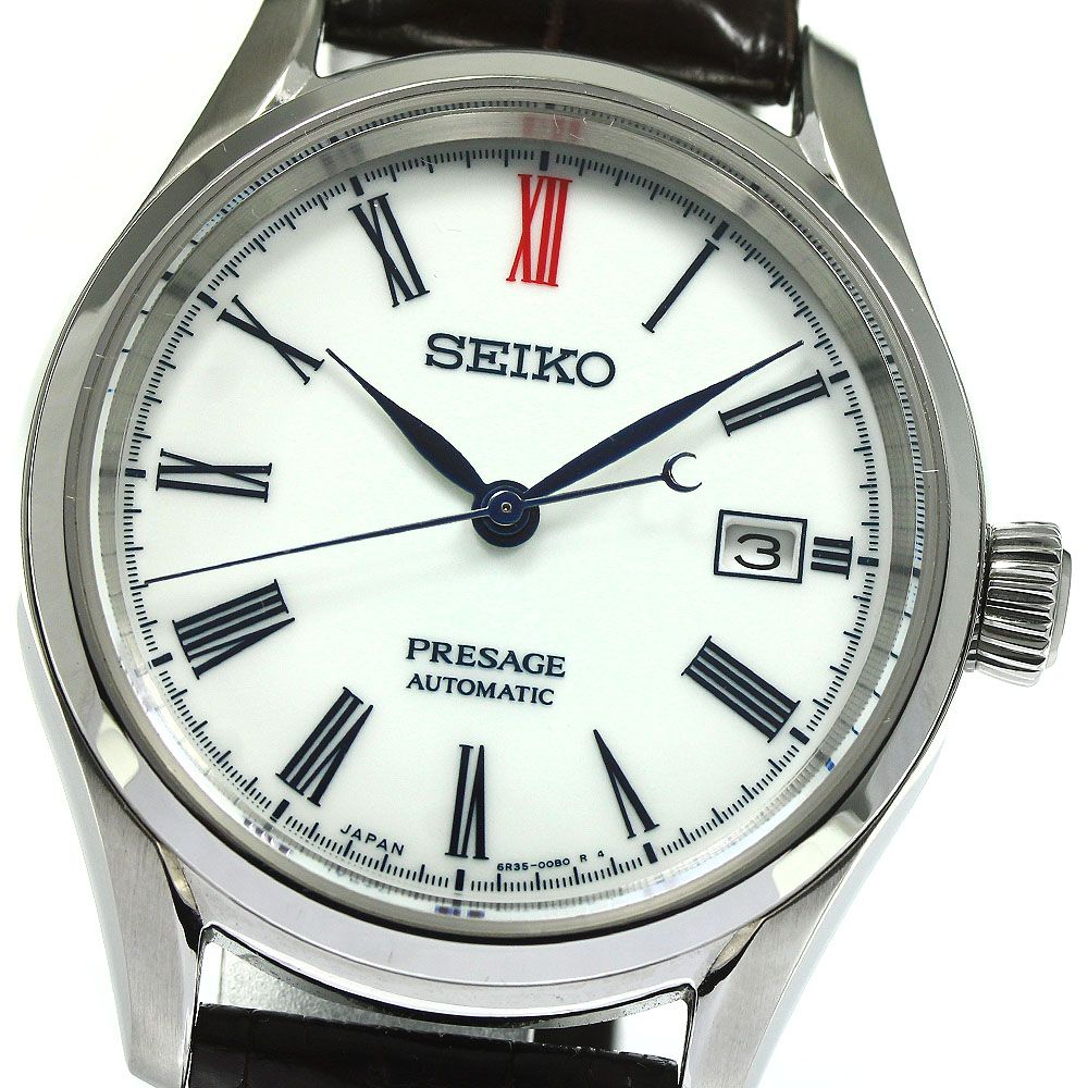 セイコー SEIKO SARX061/6R35-00B0 プレサージュ デイト 有田焼