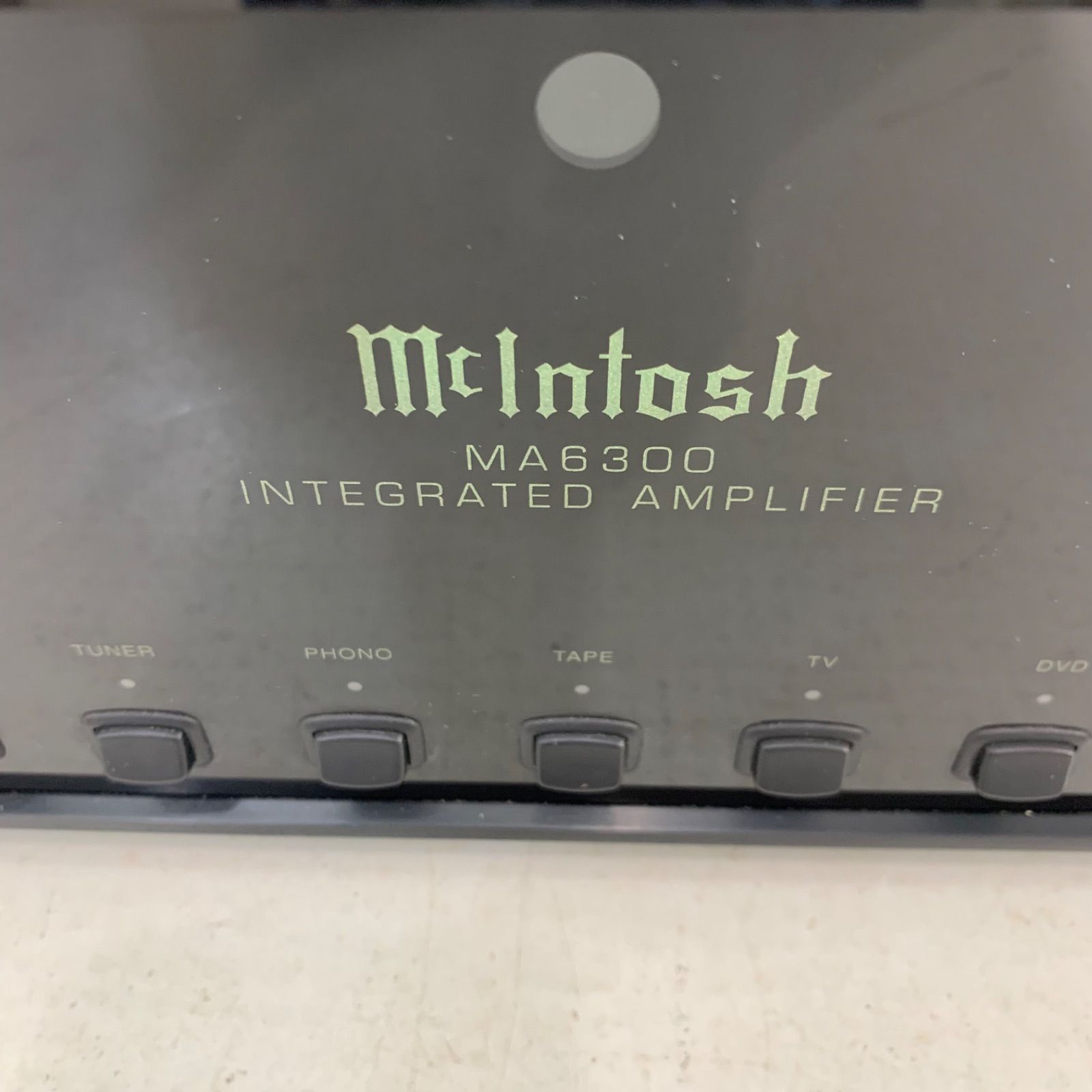 McIntosh MA6300 マッキントッシュ プリメインアンプ マッキントッシュ