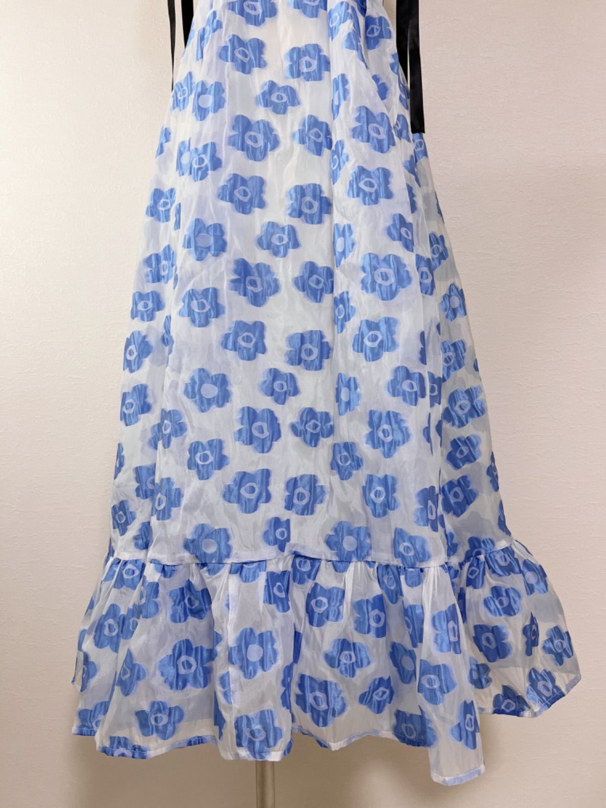 sister jane シスタージェーン ワンピース 花柄 青 NICORILABO_COM