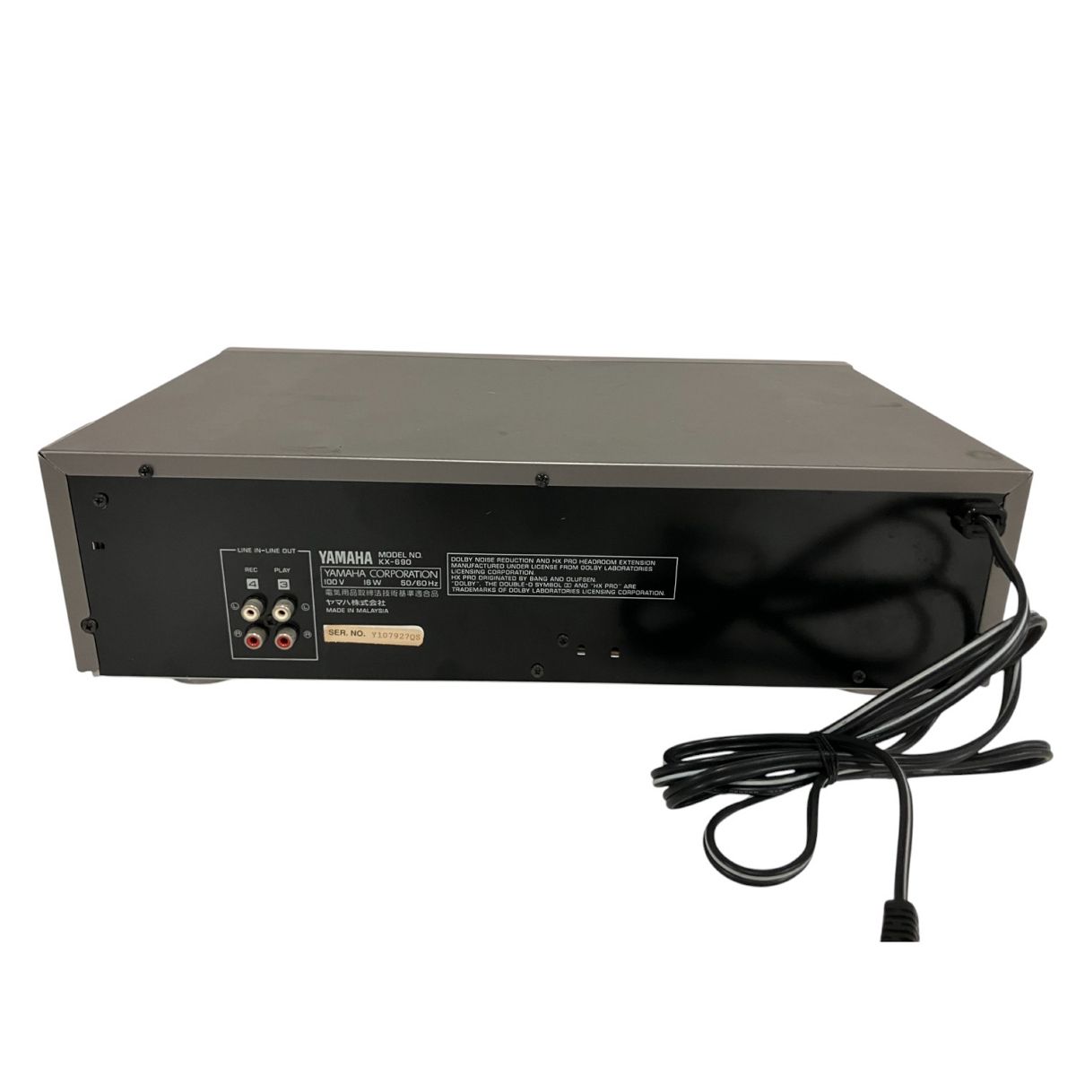 現状品 YAMAHA KX-690 カセットデッキ YAMAHA KX-690 – Audiolife － Enjoy your audio life!!