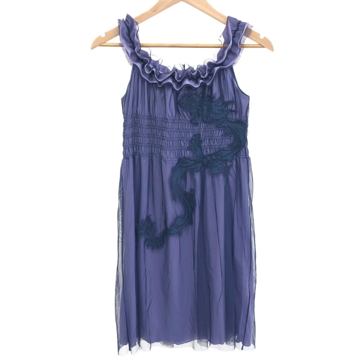 新品タグ付き ヴィヴィアンタム ワンピース パワーネット レース 1サイズ VIVIENNE TAM ヴィヴィアンタム パワーネットフリルワンピース