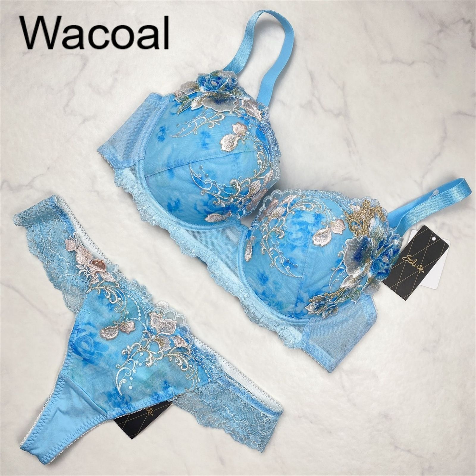 新品タグ付き】Wacoal ワコール Salute サルート ブラジャー E80 