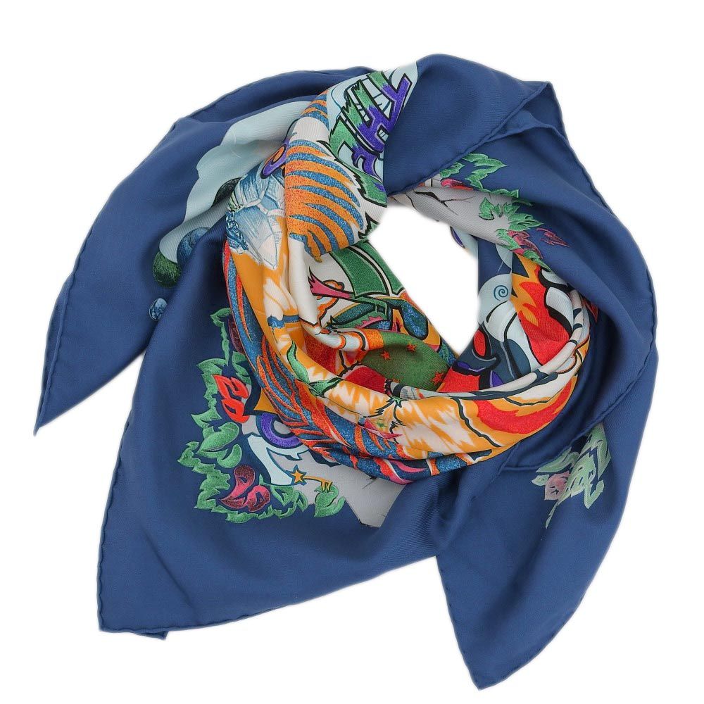 超美品 エルメス HERMES レアアイテム THE ALFEE AUBE 夜明け カレ90